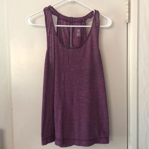 Purple Workout Tank Top